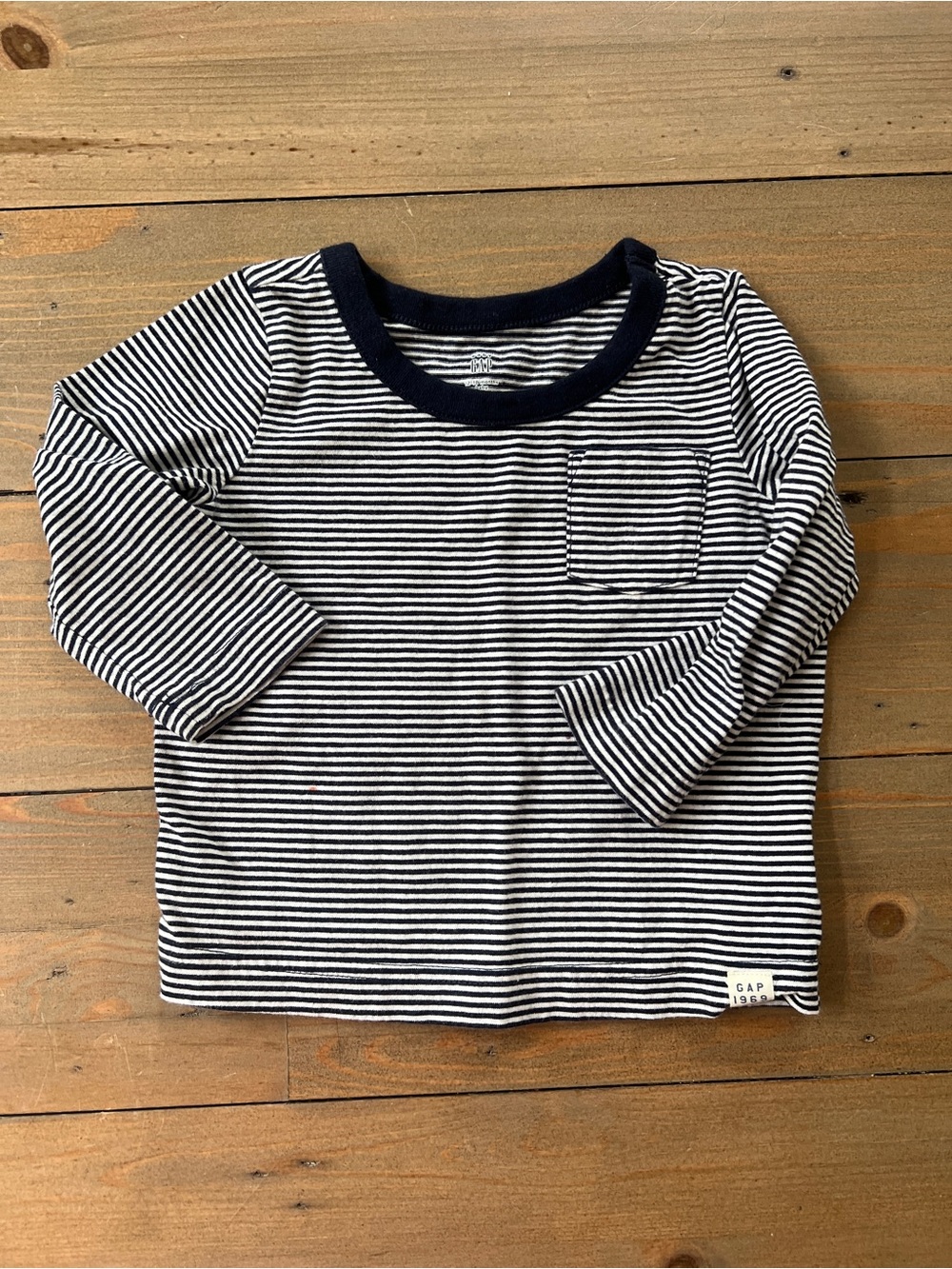 Baby Gap Long-Sleeve Stripe Top - 12-18 Months